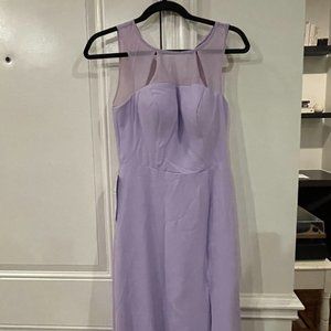 Azazie Kai Lilac Size 4 Womens Dress